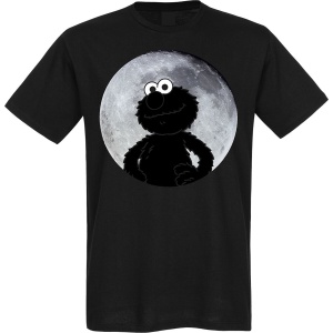 Sesame Street Elmo Moonlight Tričko černá