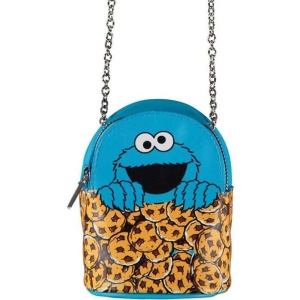 Sesame Street Taška Cookie Monster - Micro Taška pres rameno vícebarevný