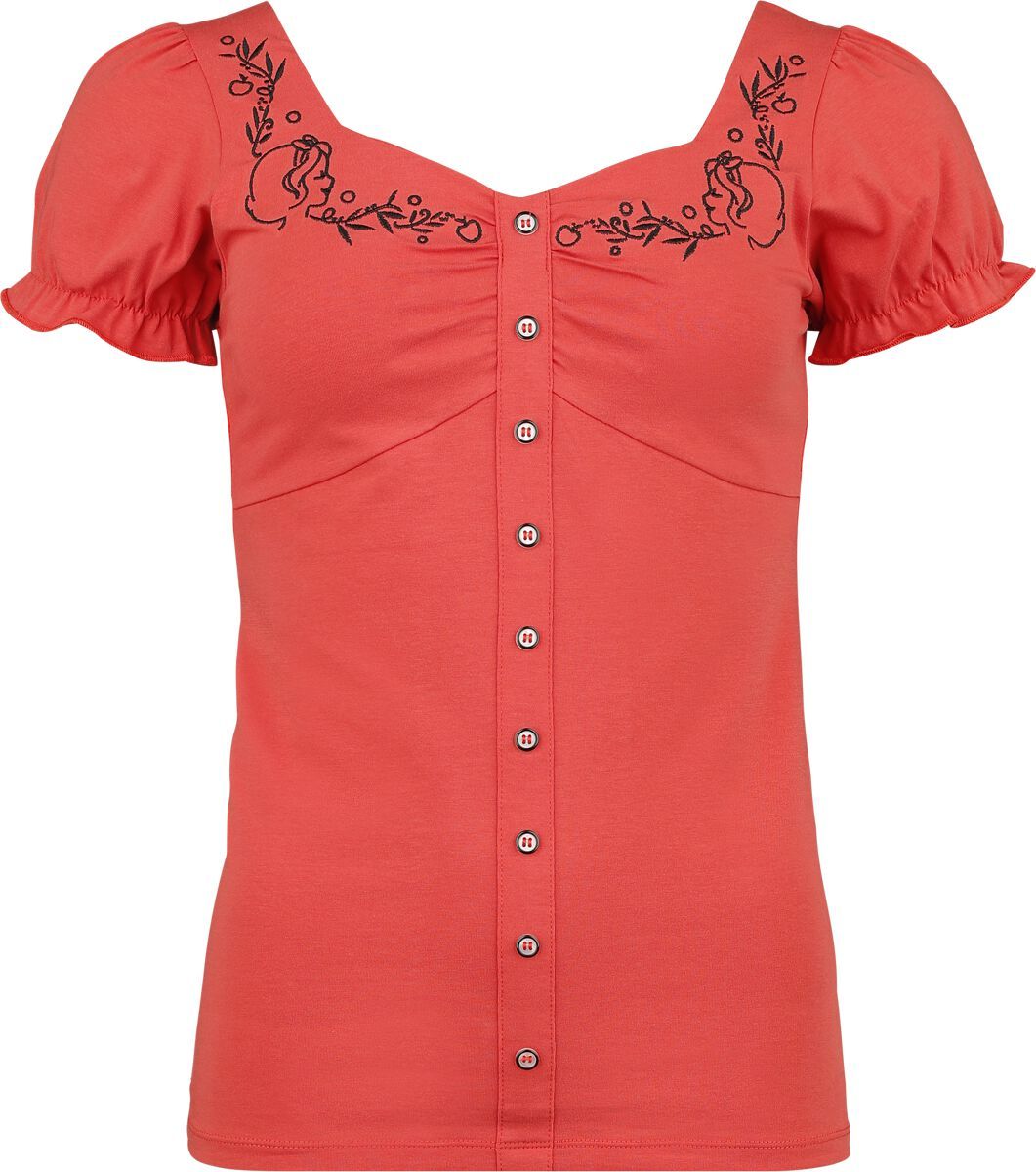 Sněhurka a sedm trpaslíků Disney Princess - Picnic Collection - Snow White Dámské tričko červená - Merchstore.cz Sněhurka a sedm trpaslíků Disney Princess - Picnic Collection - Snow White Dámské tričko červená - Merchstore.cz