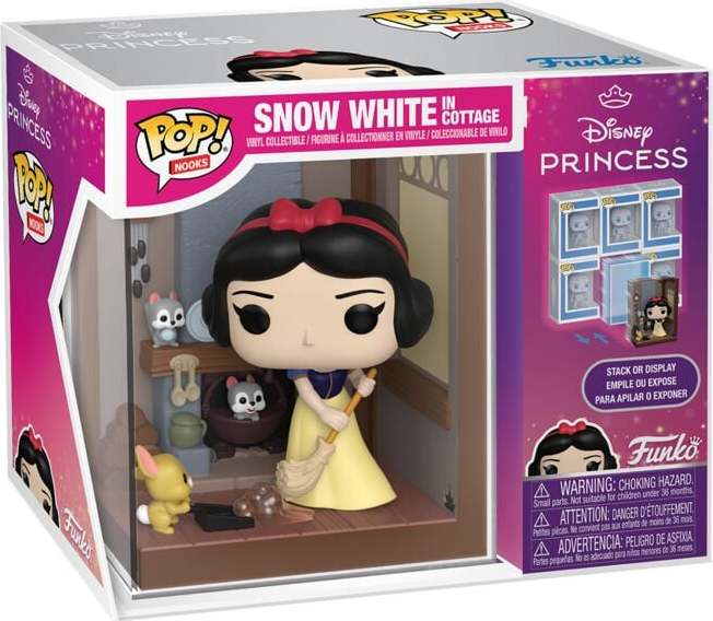 Sněhurka a sedm trpaslíků Vinylová figurka Snow White in Cottage (Pop! Nooks) Sberatelská postava standard - Merchstore.cz
