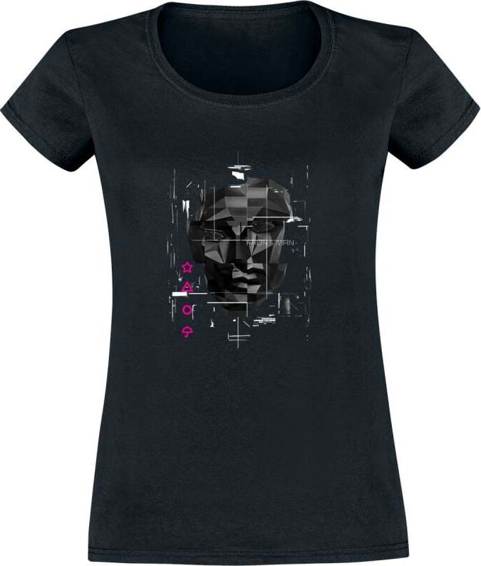 Squid Game Front Man Glitch Dámské tričko černá - Merchstore.cz
