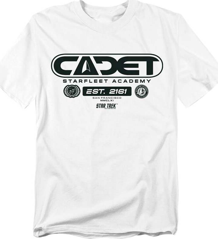 Star Trek Star Fleet Academy Cadet Tričko bílá - Merchstore.cz