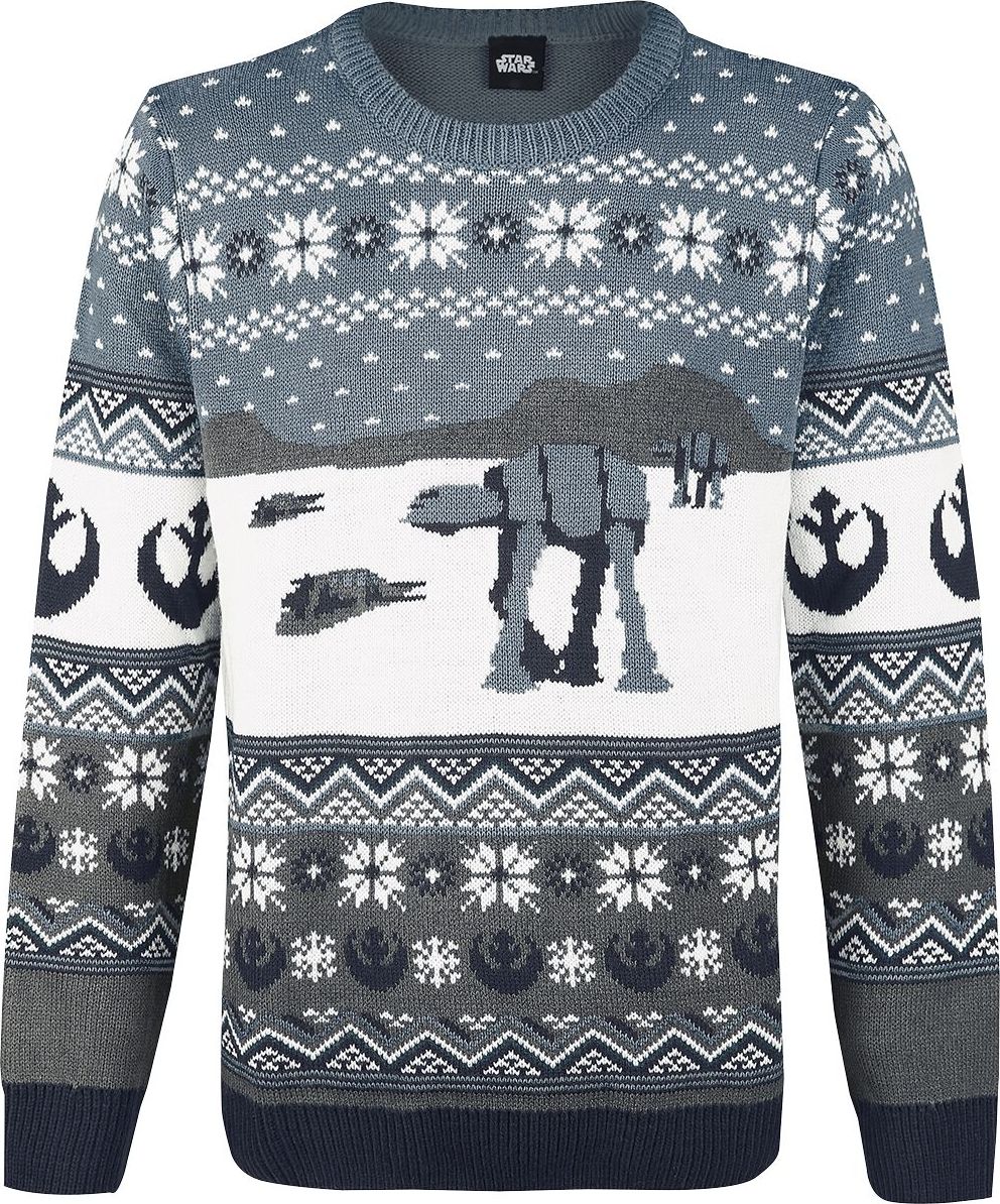 Star Wars AT-AT Pletený svetr vícebarevný - Merchstore.cz