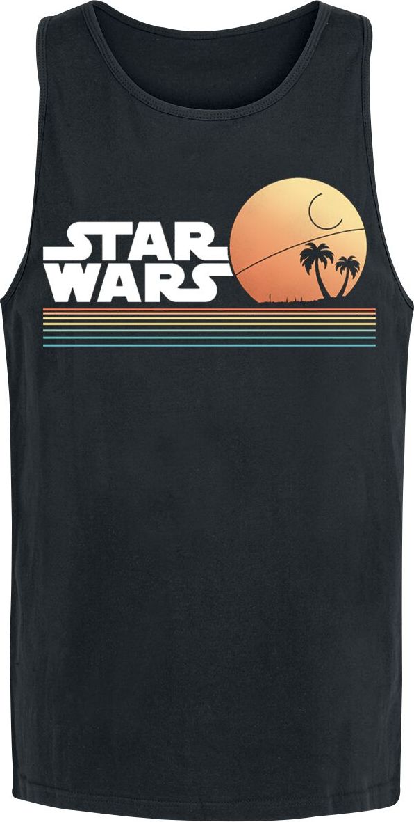 Star Wars Beachclub Tank top černá - Merchstore.cz