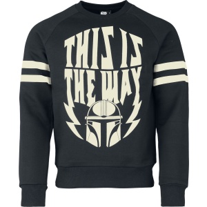 Star Wars The Mandalorian - This Is The Way Mikina černá