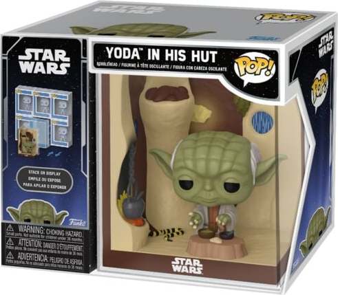 Star Wars Yoda In His Hut (Pop! Nooks) Vinyl Figure Sberatelská postava standard - Merchstore.cz