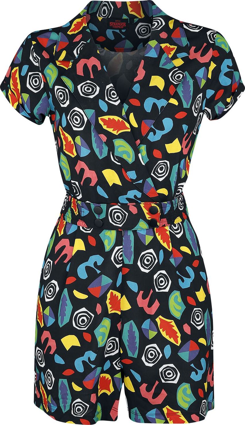 Stranger Things Cosplay Eleven Kombinéza černá - Merchstore.cz