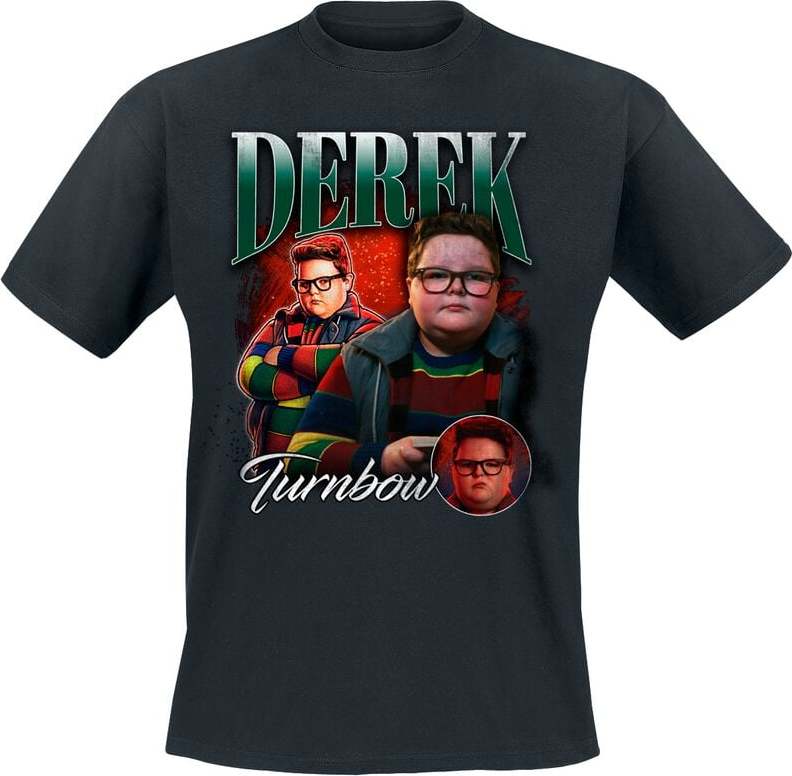 Stranger Things Season 5 - Derek Homage Tričko černá - Merchstore.cz