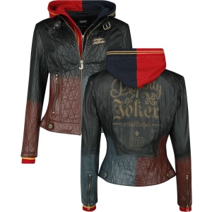 Suicide Squad Harley Quinn - Daddy's Lil' Monster Dámská kožená bunda vícebarevný