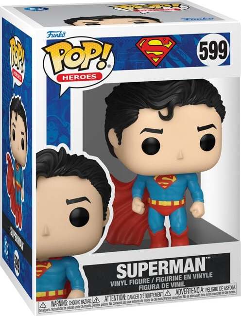 Superman Vinylová figurka č.599 Superman Sberatelská postava standard - Merchstore.cz Superman Vinylová figurka č.599 Superman Sberatelská postava standard - Merchstore.cz