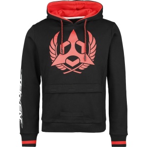 Tekken Mishima Zaibatsu Mikina s kapucí cerná/cervená