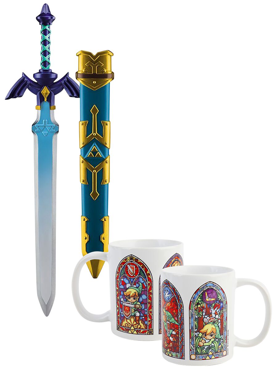 The Legend Of Zelda Sada Link dekorativní zbran vícebarevný - Merchstore.cz