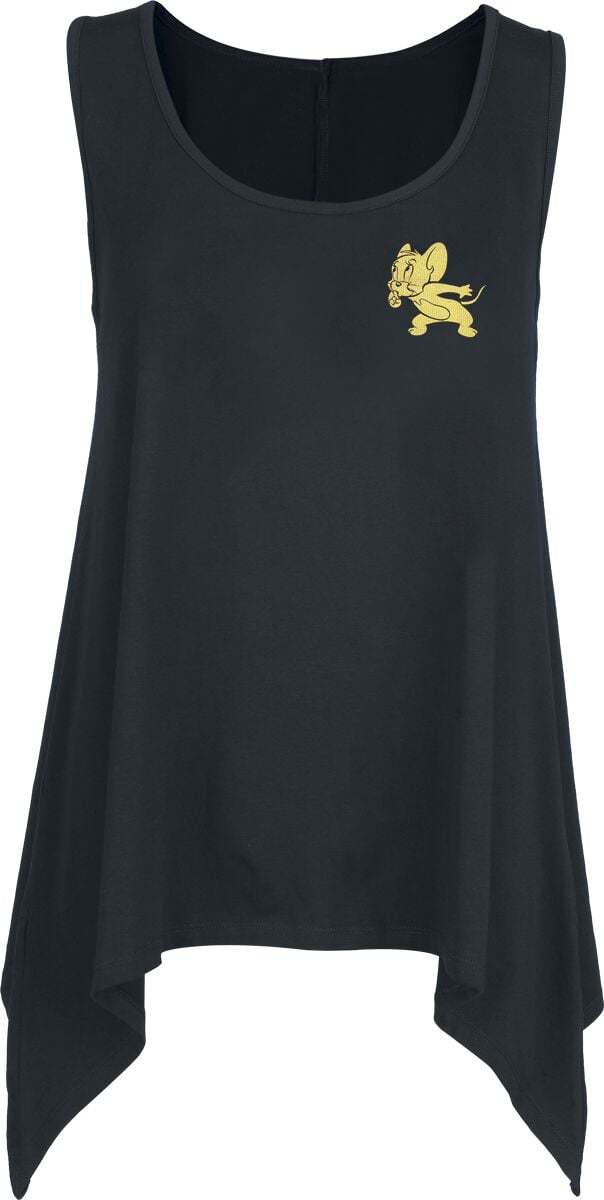 Tom And Jerry Tom And Jerry Dámský top černá - Merchstore.cz