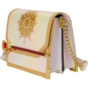 Vinylová figurka č.1986 Frieren Loungefly - Fieren Cosplay Kabelka bílá/zlatá - Merchstore.cz