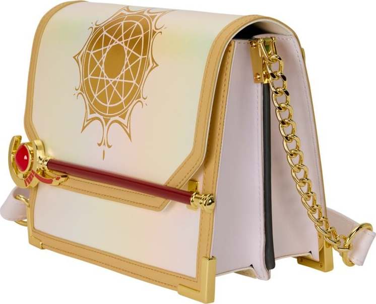 Vinylová figurka č.1986 Frieren Loungefly - Fieren Cosplay Kabelka bílá/zlatá - Merchstore.cz