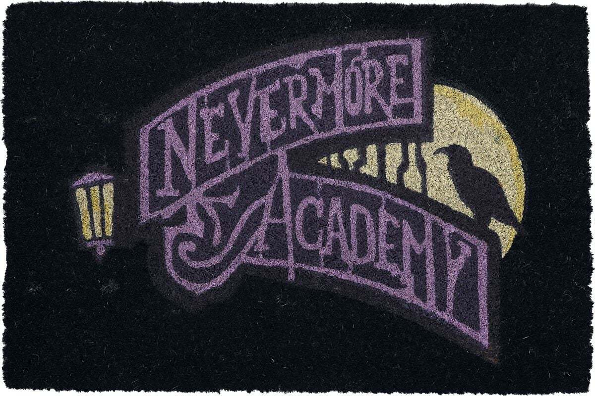 Wednesday Nevermore Academy Rohožka vícebarevný - Merchstore.cz