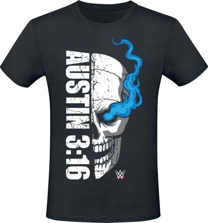 WWE Austin 3:16 Skull Tričko černá - Merchstore.cz