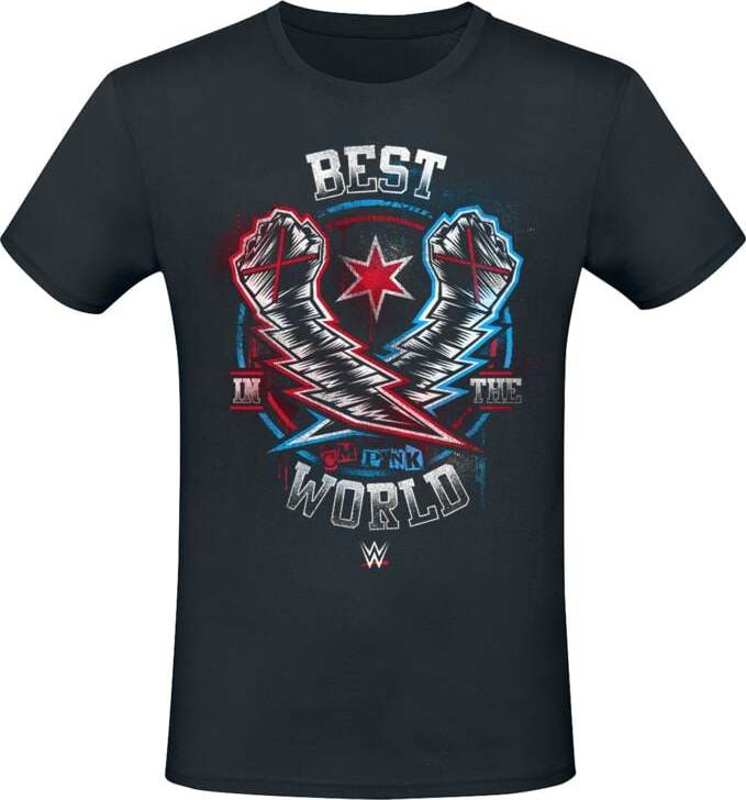 WWE CM Punk - Best In The World Tričko černá - Merchstore.cz