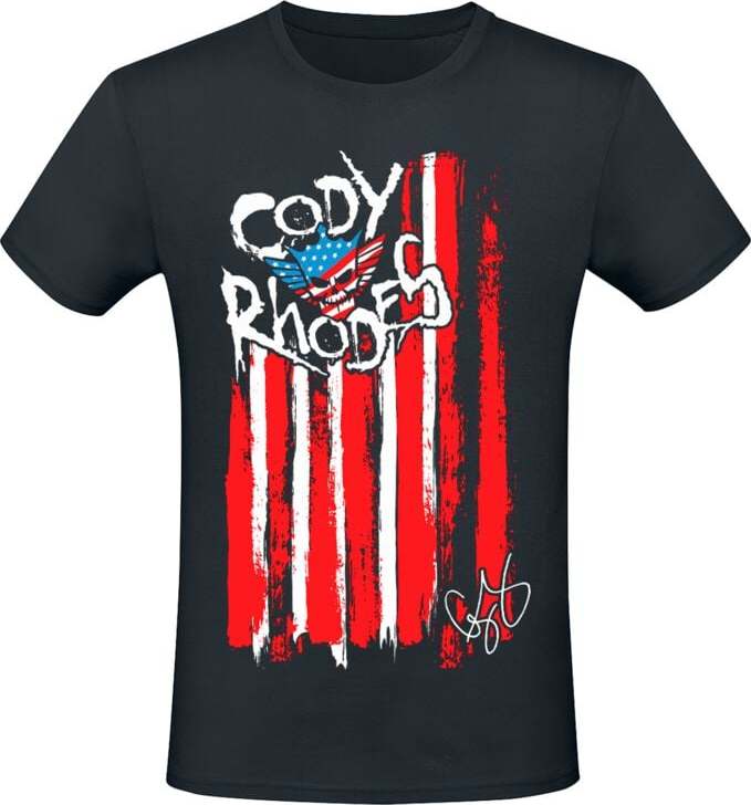 WWE Cody Flag Tričko černá - Merchstore.cz