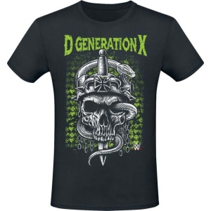 WWE DX Tričko černá