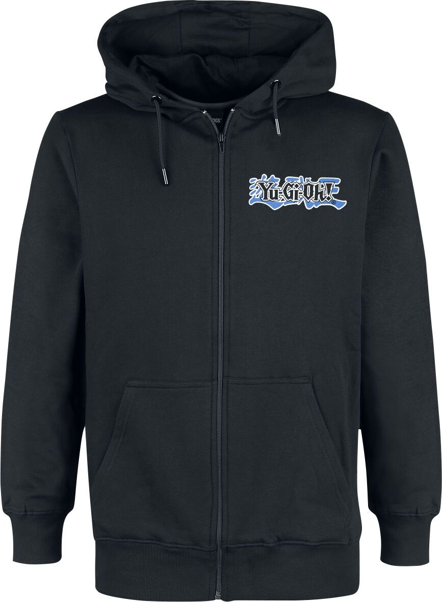 Yu-Gi-Oh! Yu-Gi-Oh! Blue Eyes White Dragon Mikina s kapucí černá - Merchstore.cz
