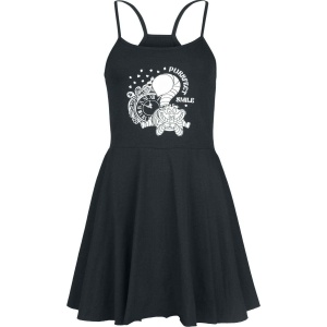 Alice in Wonderland Grinsekatze - Purrfect Smile Šaty černá