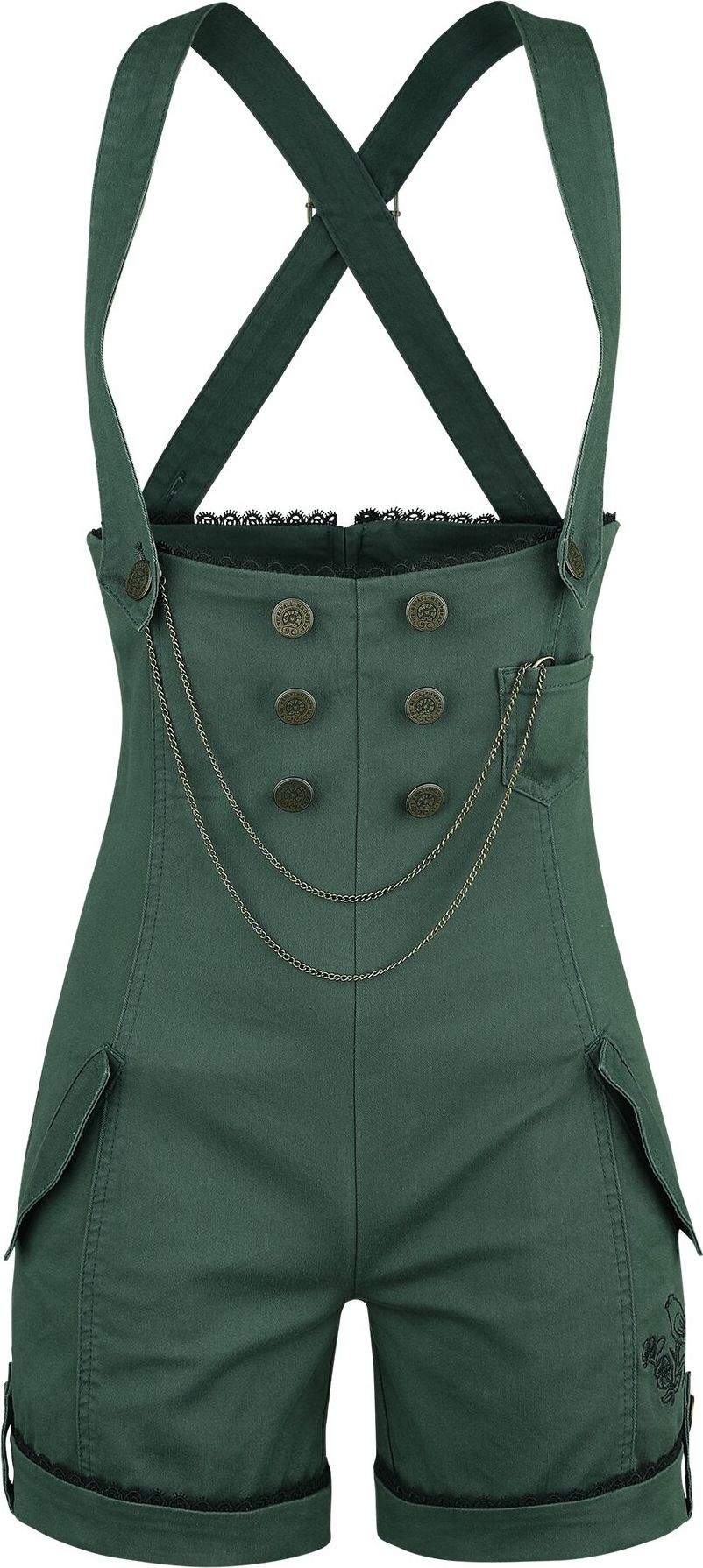 Alice in Wonderland The Mad Hatter Dámské šortky tmave zelená - Merchstore.cz Alice in Wonderland The Mad Hatter Dámské šortky tmave zelená - Merchstore.cz