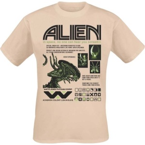 Alien Black And Green Special Order Tričko přírodní - Merchstore.cz