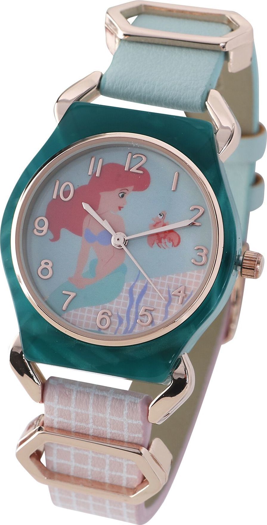 Ariel - Malá mořská víla Ariel and Flounder Náramkové hodinky vícebarevný - Merchstore.cz