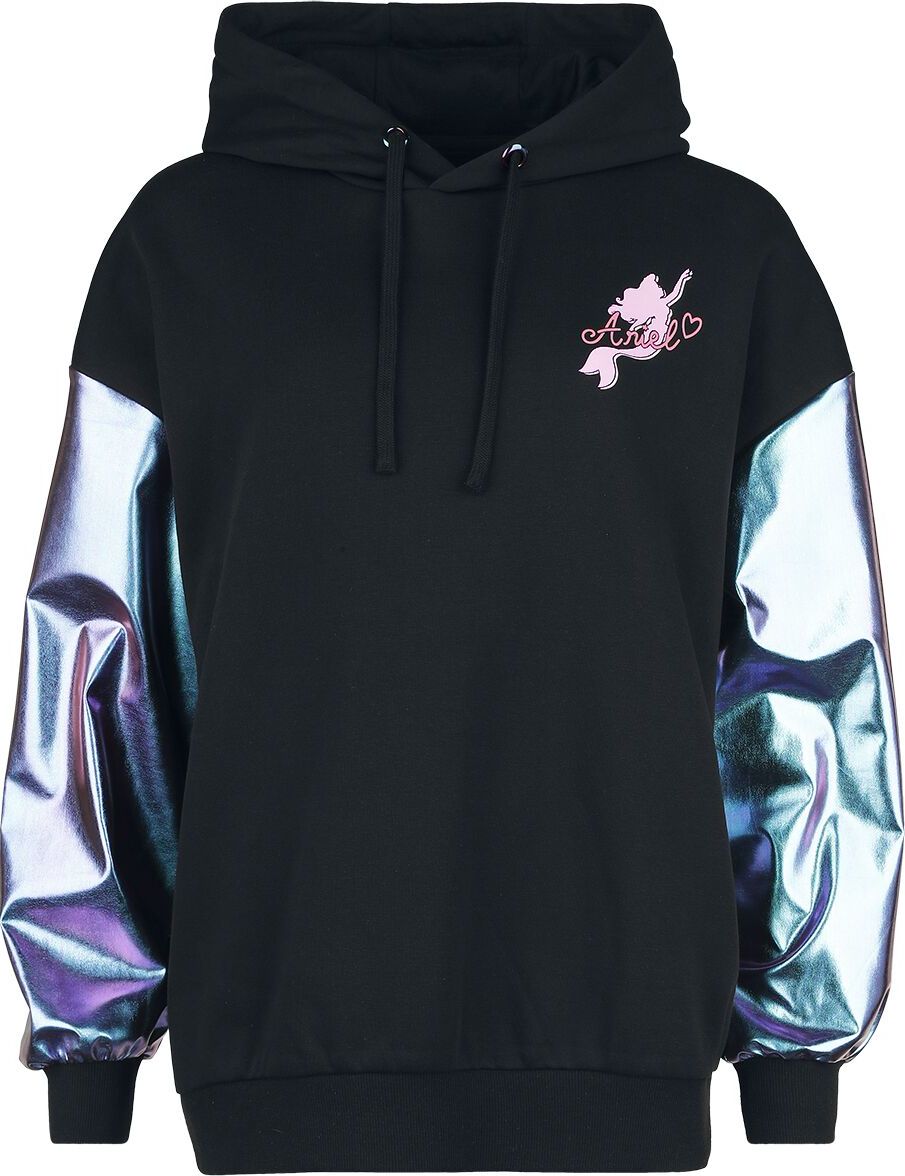 Ariel - Malá mořská víla Disney Princess - Ariel Mikina s kapucí černá - Merchstore.cz