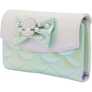 Ariel - Malá mořská víla Loungefly - Iridescent Pearl Peněženka černá