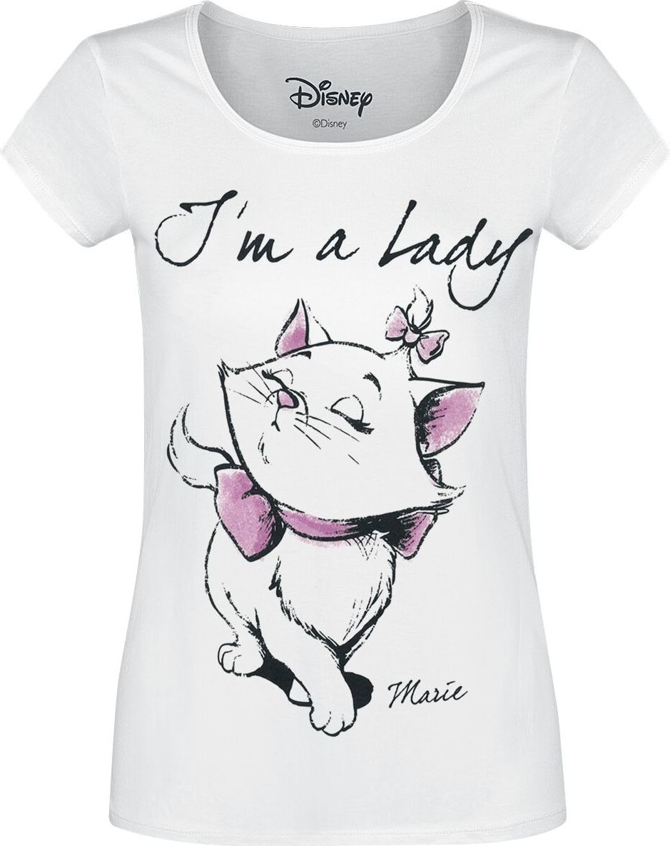 Aristocats Marie - I'm A Lady Dámské tričko bílá - Merchstore.cz