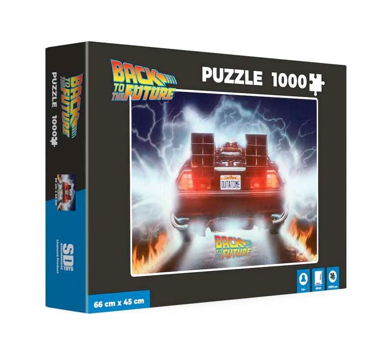 Back To The Future DeLorean - OUTATIME - 1 000 ks Puzzle standard - Merchstore.cz