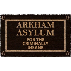 Batman Arkham Asylum Rohožka cerná/béžová