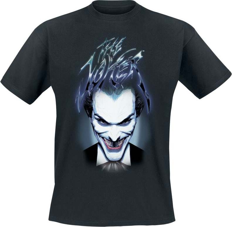 Batman The Joker - Blue Smile Tričko černá - Merchstore.cz