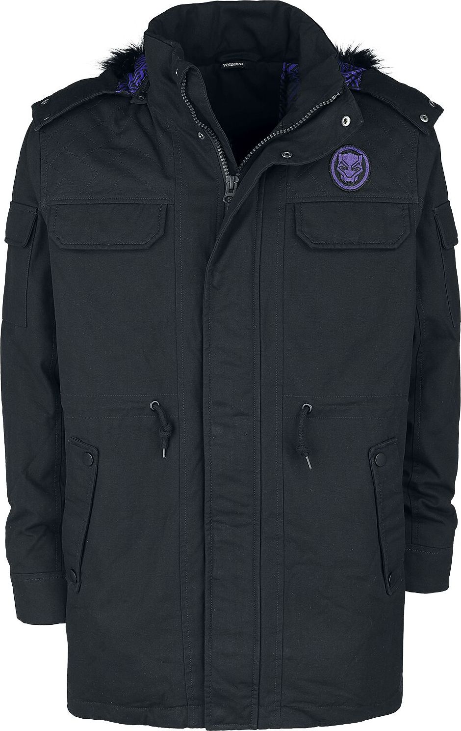 Black Panther Black Panther Zimní bunda černá - Merchstore.cz