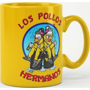 Breaking Bad Walter And Jesse Hermanos Hrnek žlutá - Merchstore.cz