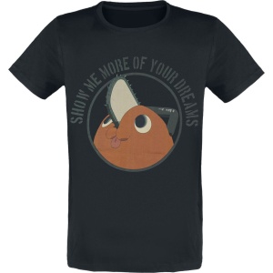 Chainsaw Man Pochita - Show Me Your Dreams Tričko černá