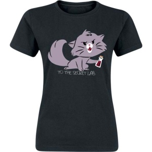 Ein Königreich für ein Lama Yzma Cat To The Secret Lab Dámské tričko černá