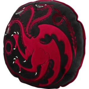 Game Of Thrones House Targaryen dekorace polštár cerná/cervená