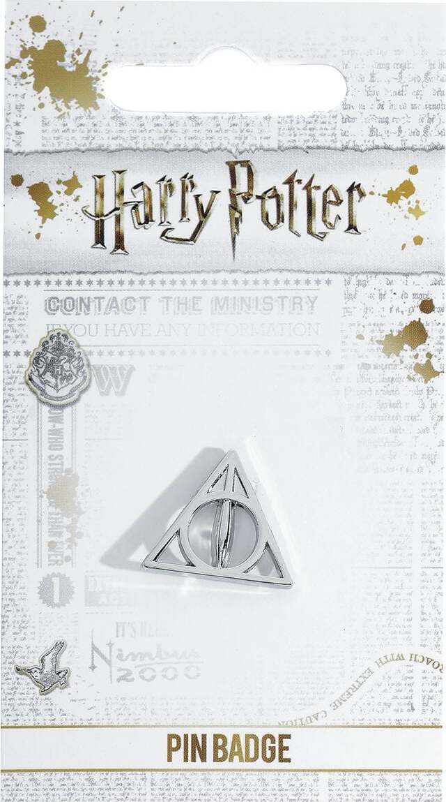 Harry Potter Deathly Hallows - Relikvie smrti Odznak stríbrná - Merchstore.cz