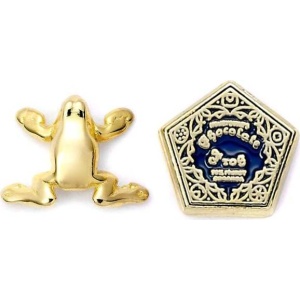 Harry Potter Schokofrosch sada náušnic zlatá