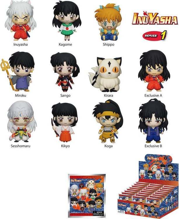 InuYasha InuYasha Přívěsek na tašku vícebarevný - Merchstore.cz