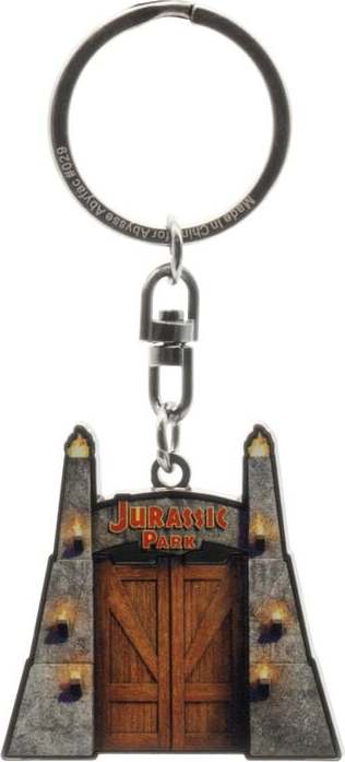 Jurassic Park Gates Klíčenka standard - Merchstore.cz