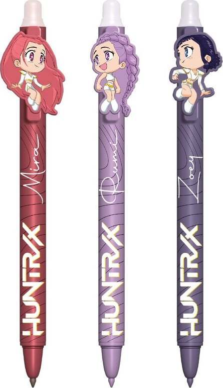 KPop Demon Hunters 3 Gelstifte Sada psacích potreb vícebarevný - Merchstore.cz