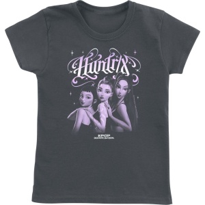 KPop Demon Hunters Huntrix - Gothic Gradient detské tricko charcoal