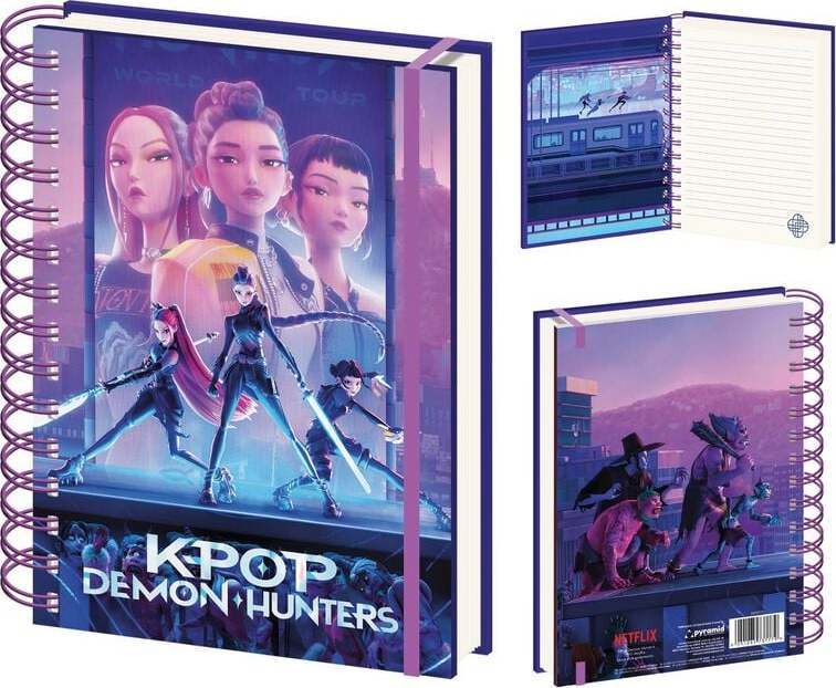 KPop Demon Hunters Huntrix Notes vícebarevný - Merchstore.cz