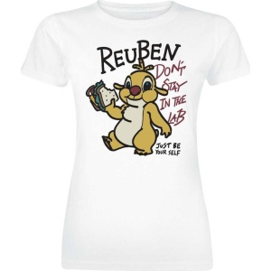 Lilo & Stitch Reuben - Don't Stay In The Lab Dámské tričko bílá - Merchstore.cz