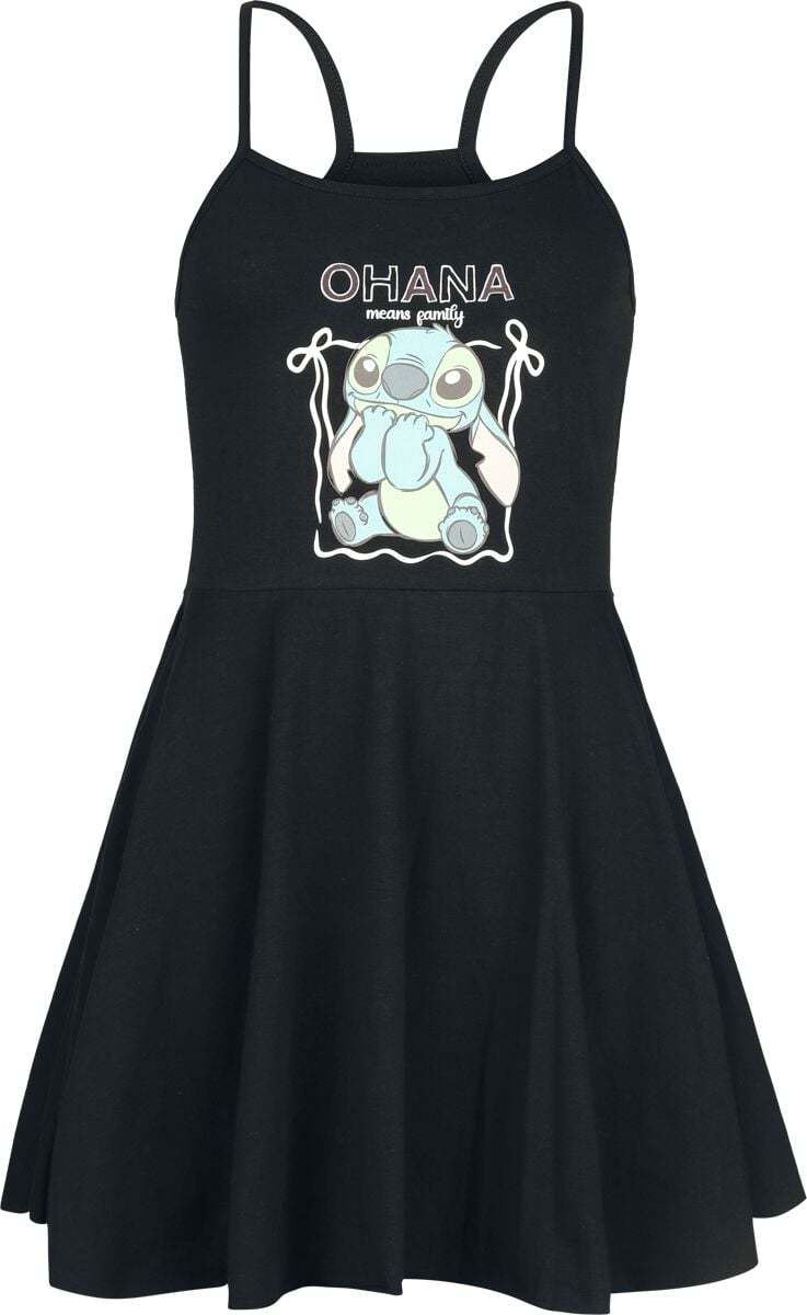 Lilo & Stitch Stitch Ohana Šaty černá - Merchstore.cz