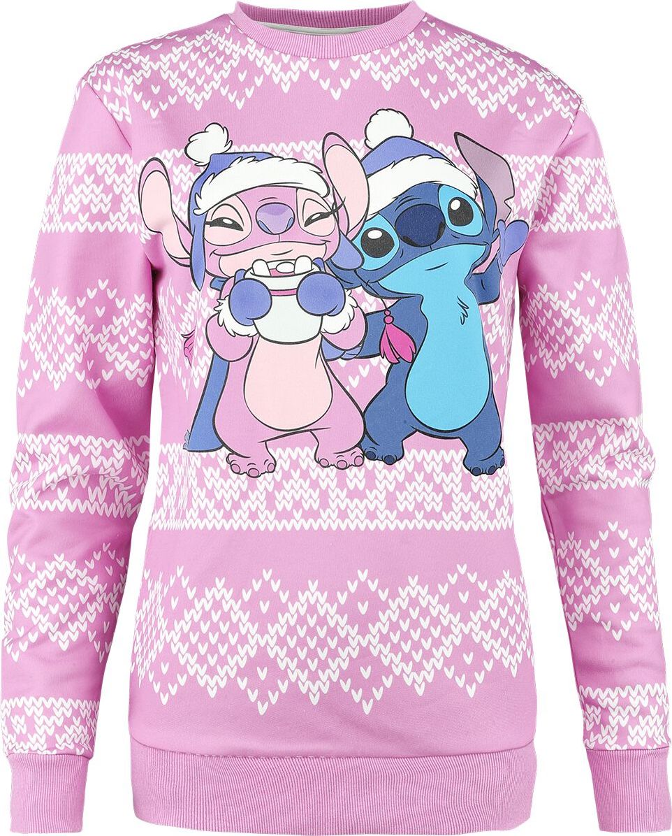 Lilo & Stitch Winter Stitch Dámská mikina vícebarevný - Merchstore.cz